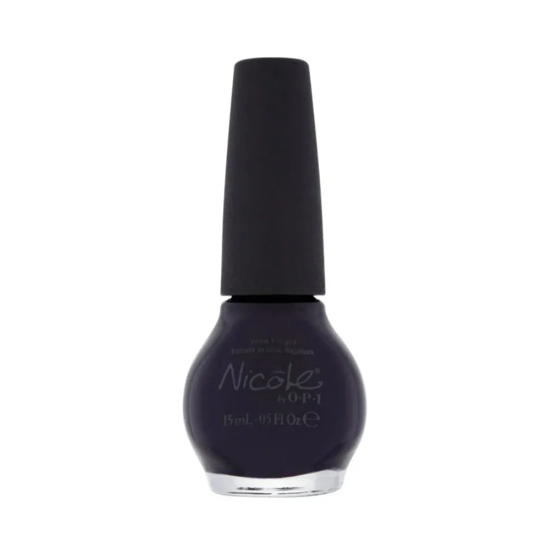 Nicole nail polish bottle on a white background