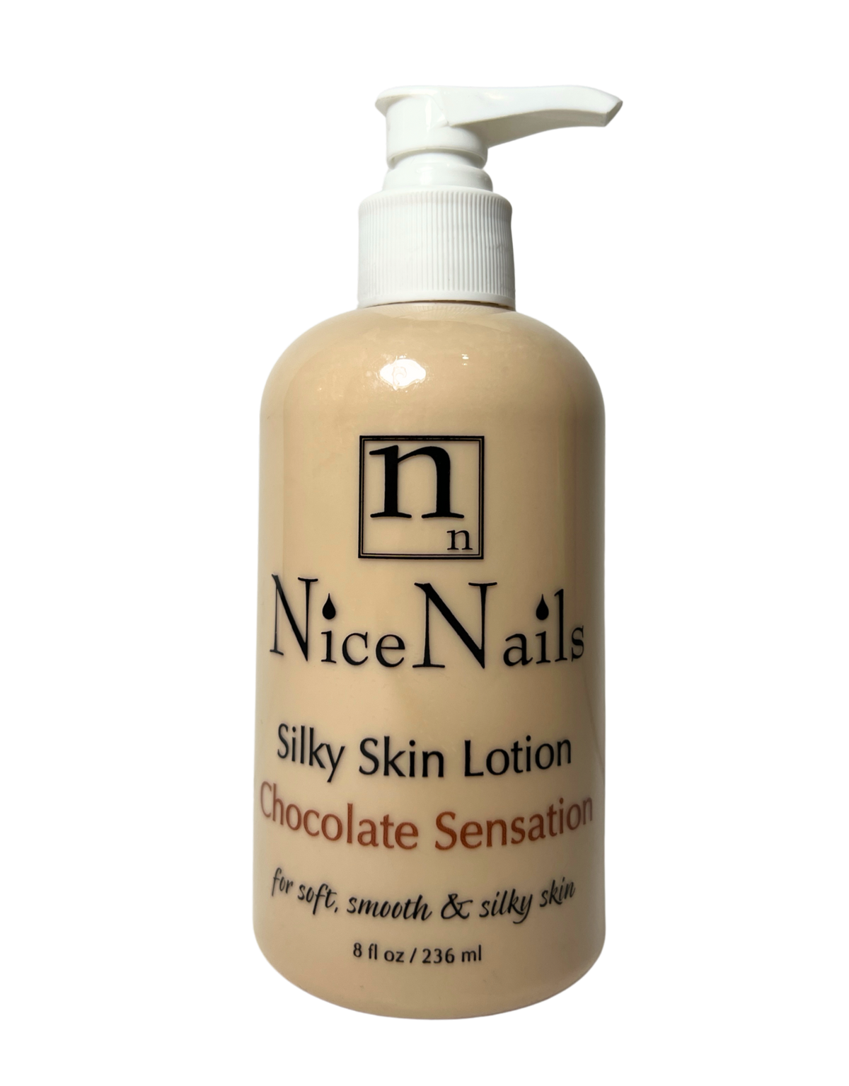 Nice Nails Silky Skin Lotion 8oz - Chocolate Sensation