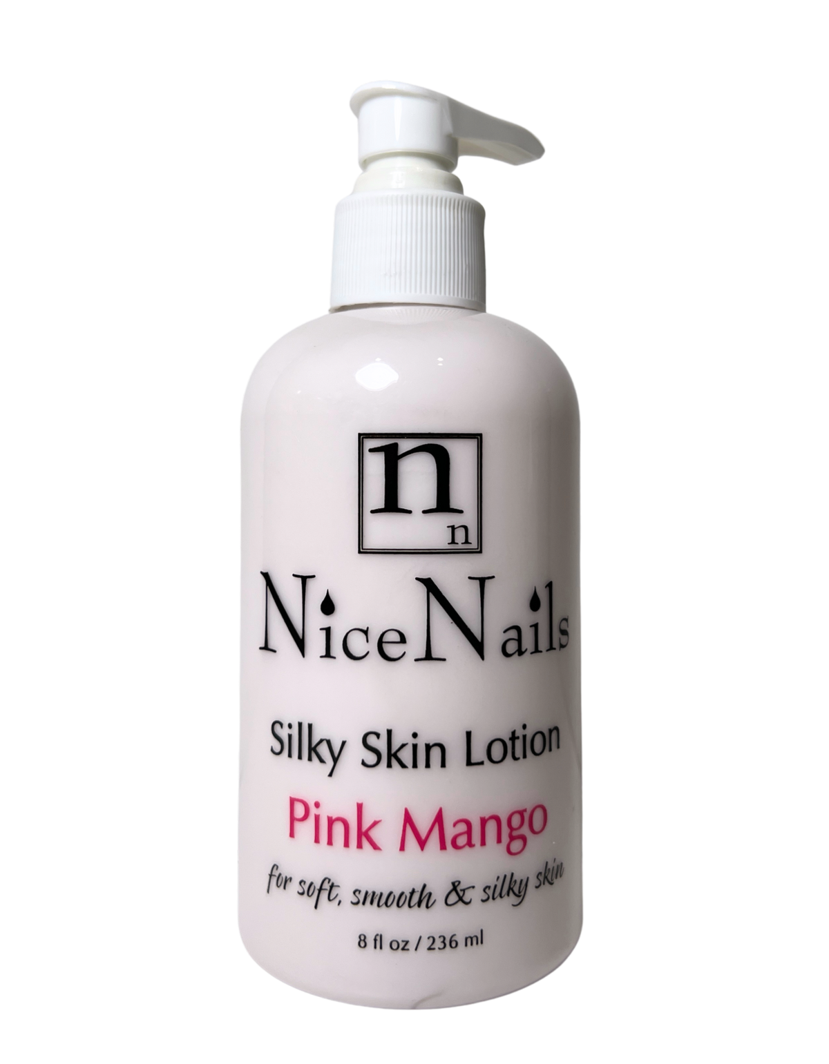 Nice Nails Silky Skin Lotion 8oz - Pink Mango