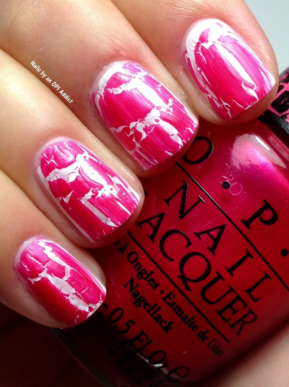 OPI Nail Lacquer 0.5oz - Pink Shatter #E58