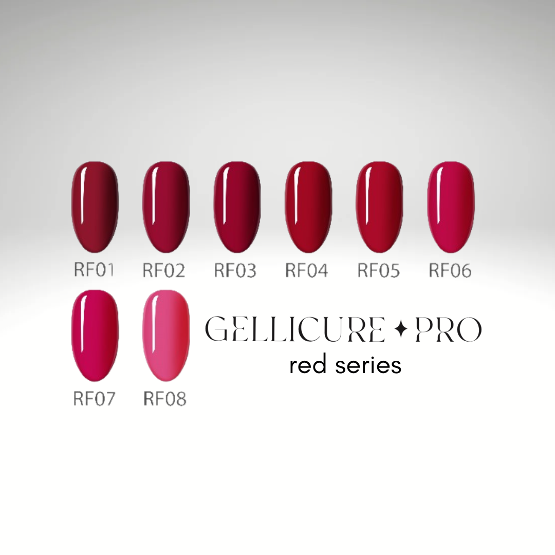 GELLICURE Gel Color 0.5oz - Red Series