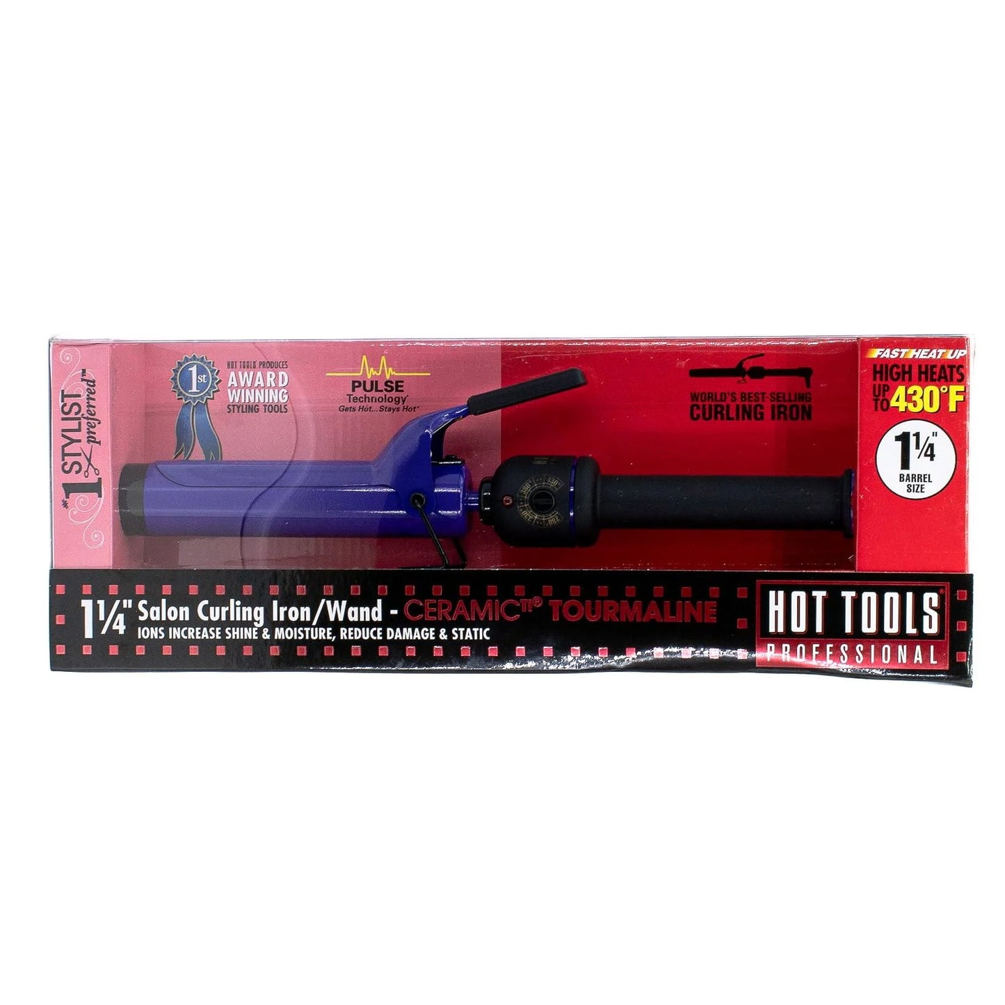 HOT TOOLS Professional 1 1/4" Salon Curling Iron/Wand
