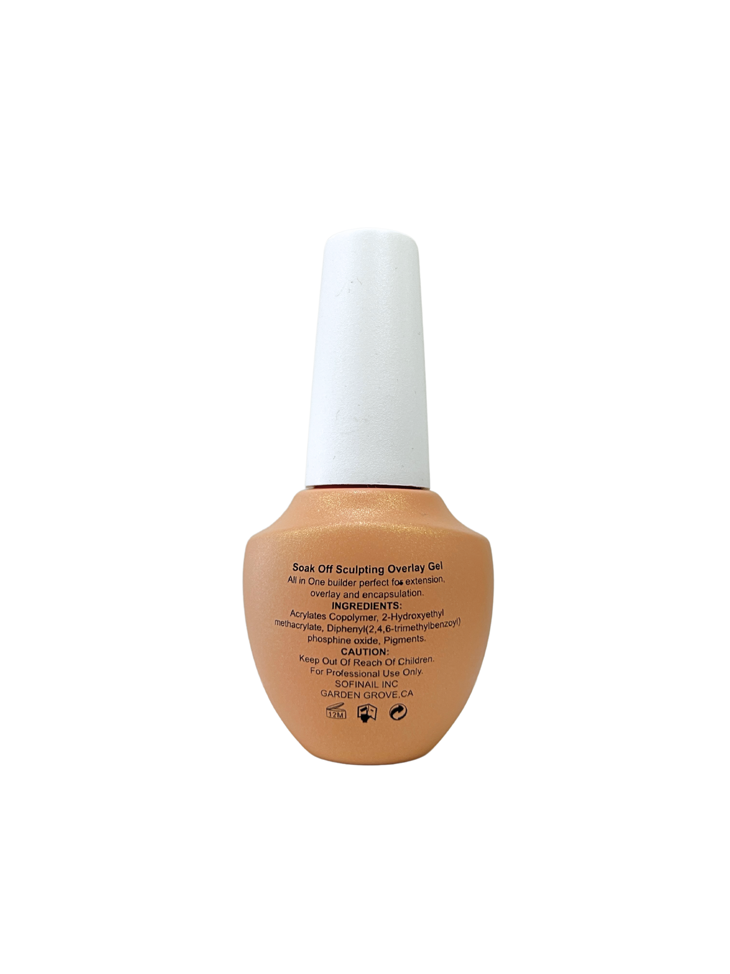 SOFIGLAZE Soak Off Builder Gel 0.5oz - Crystal Clear