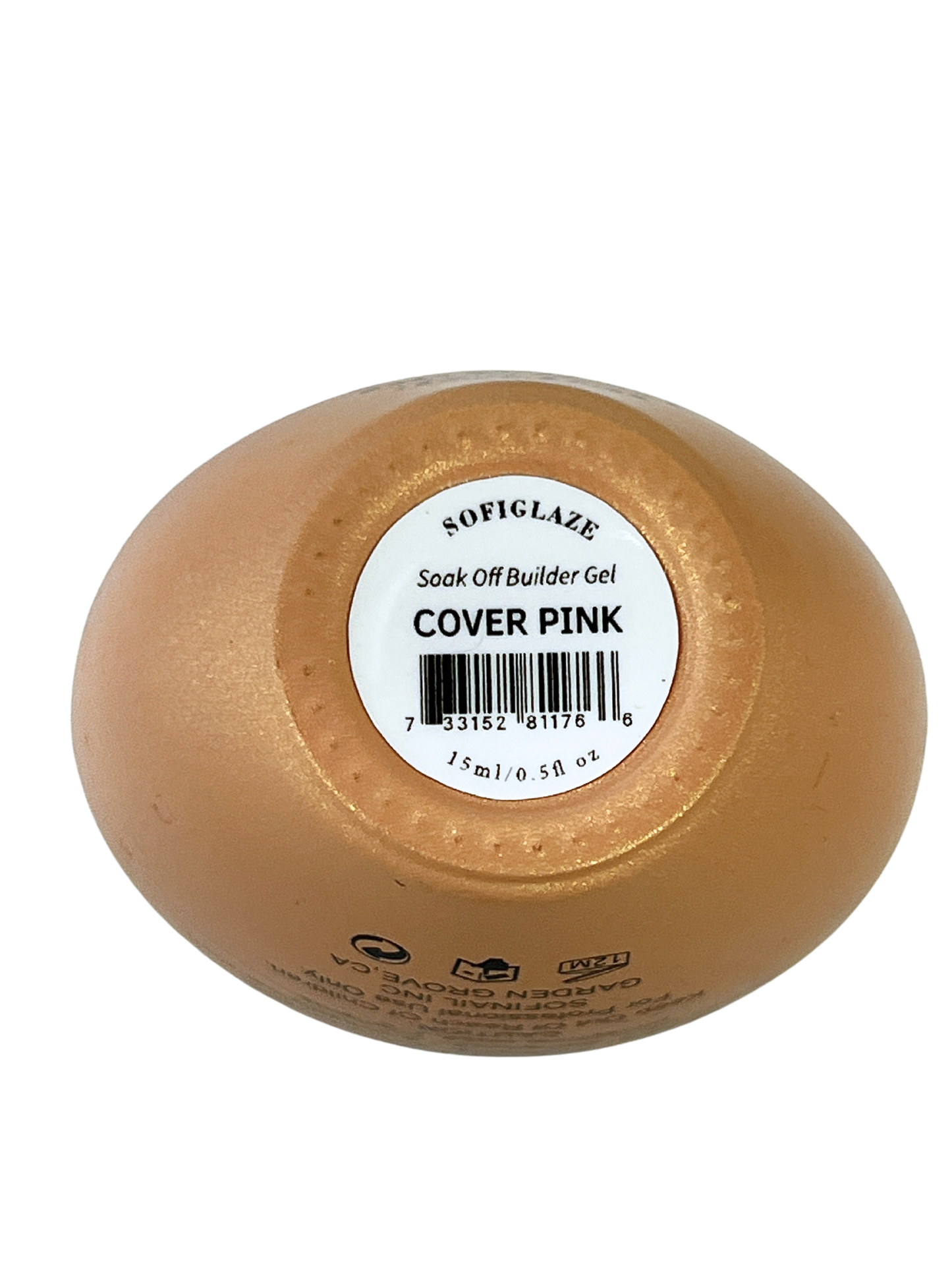 SOFIGLAZE Soak Off Builder Gel 0.5oz - Cover Pink
