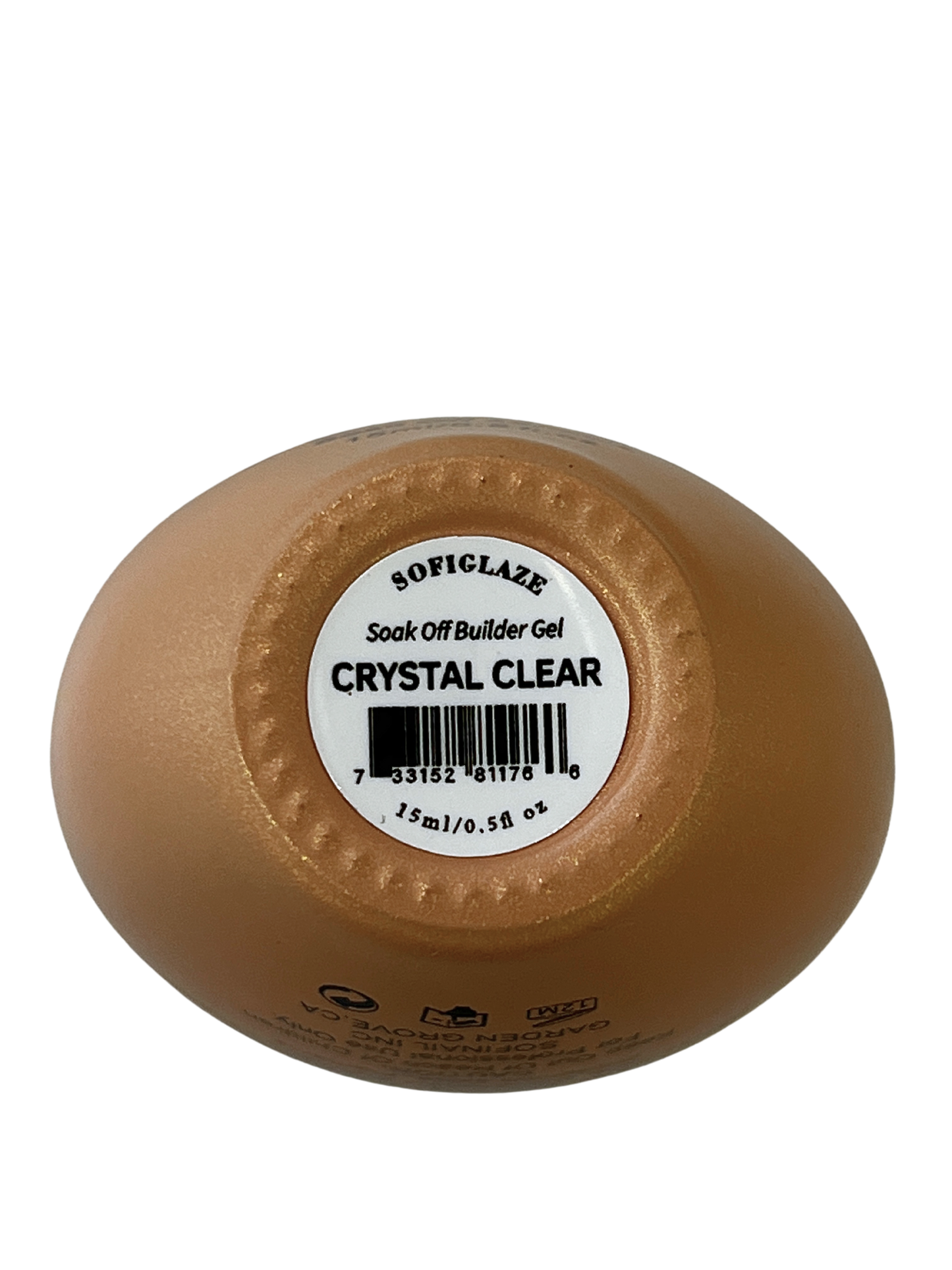 SOFIGLAZE Soak Off Builder Gel 0.5oz - Crystal Clear