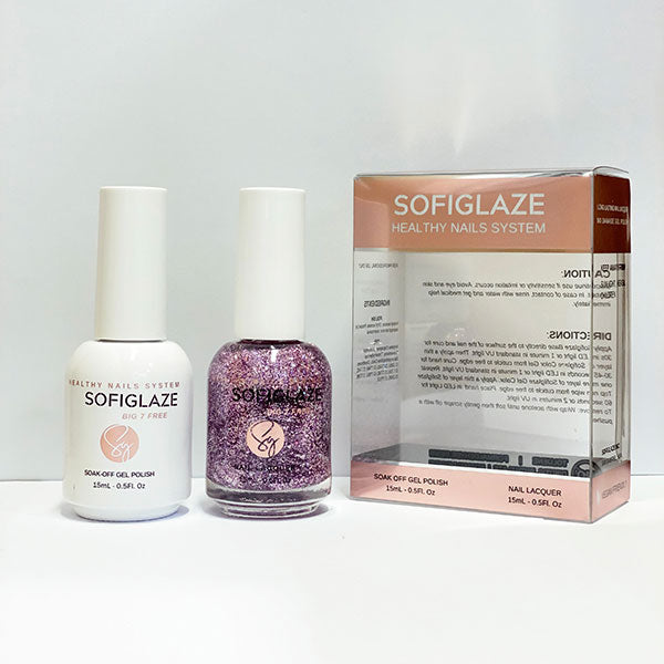 SOFIGLAZE Duo 0.5oz Matching Color Gel & Nail Polish - SGDUO#58 image 0
