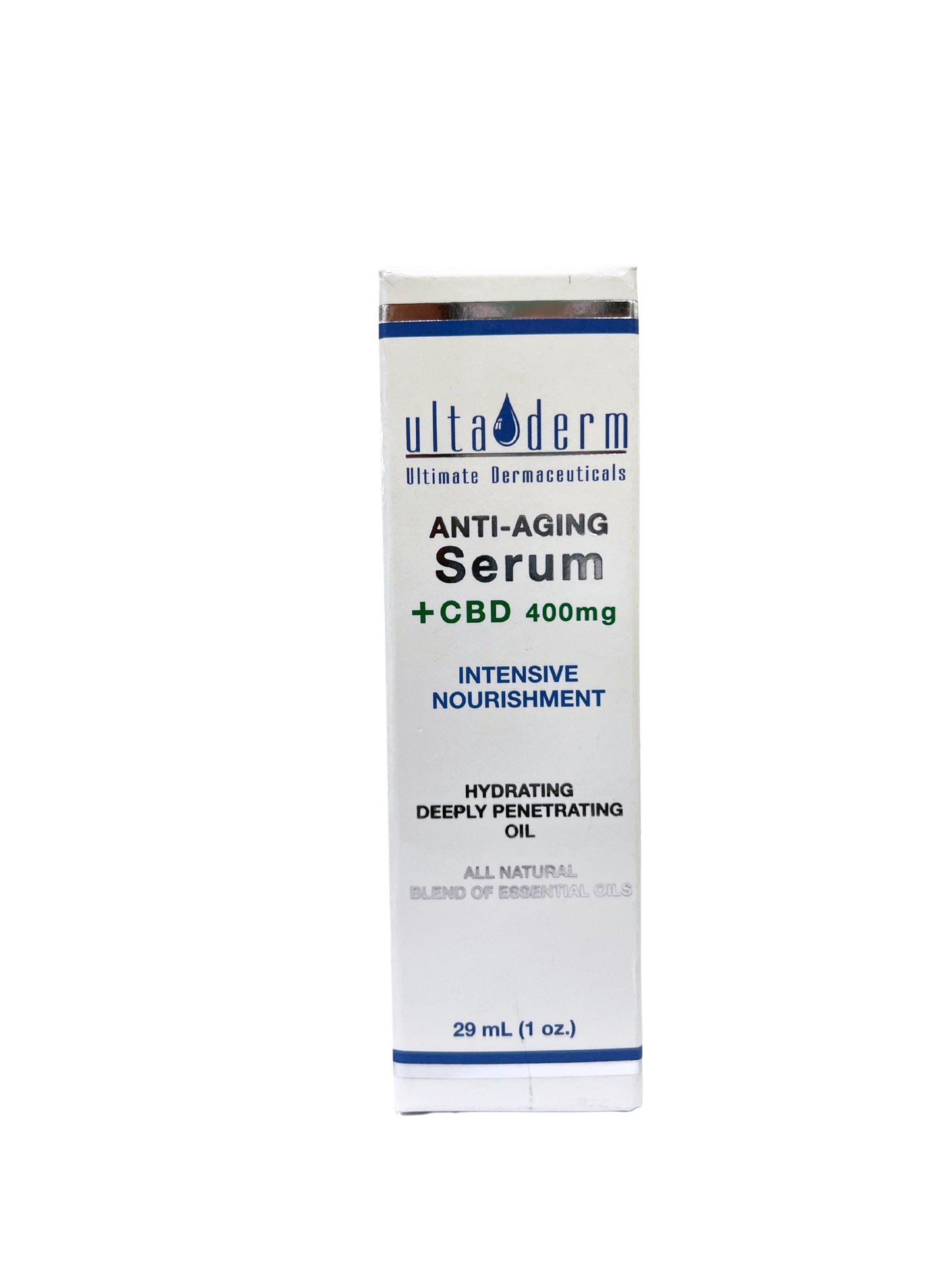 CLEARZAL UltaDerm Anti-Aging Serum + CBD 400mg - 1oz