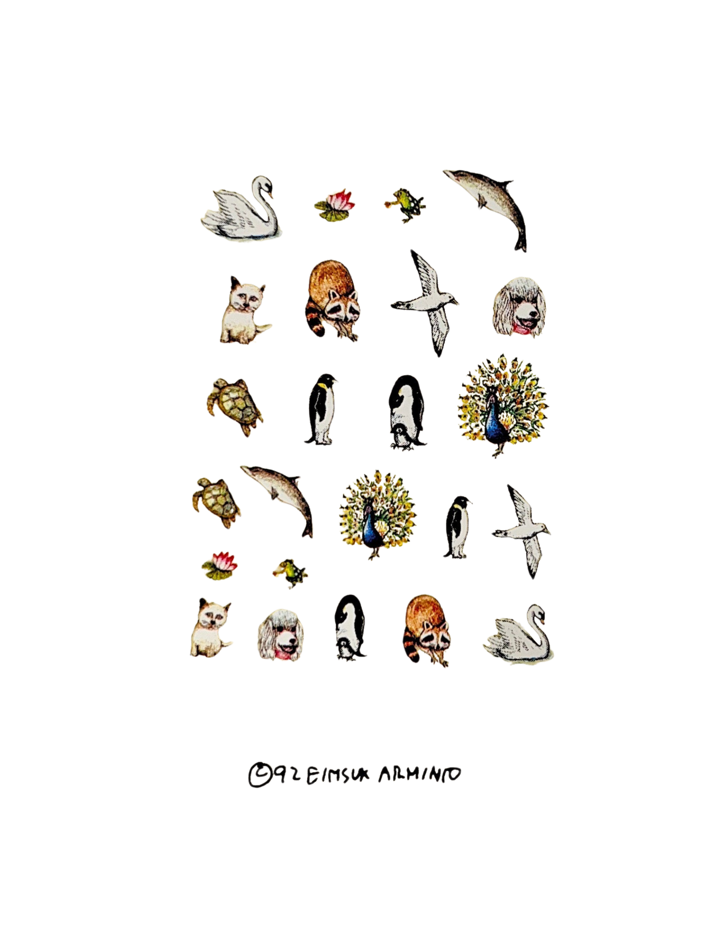 Water Decal - Animals