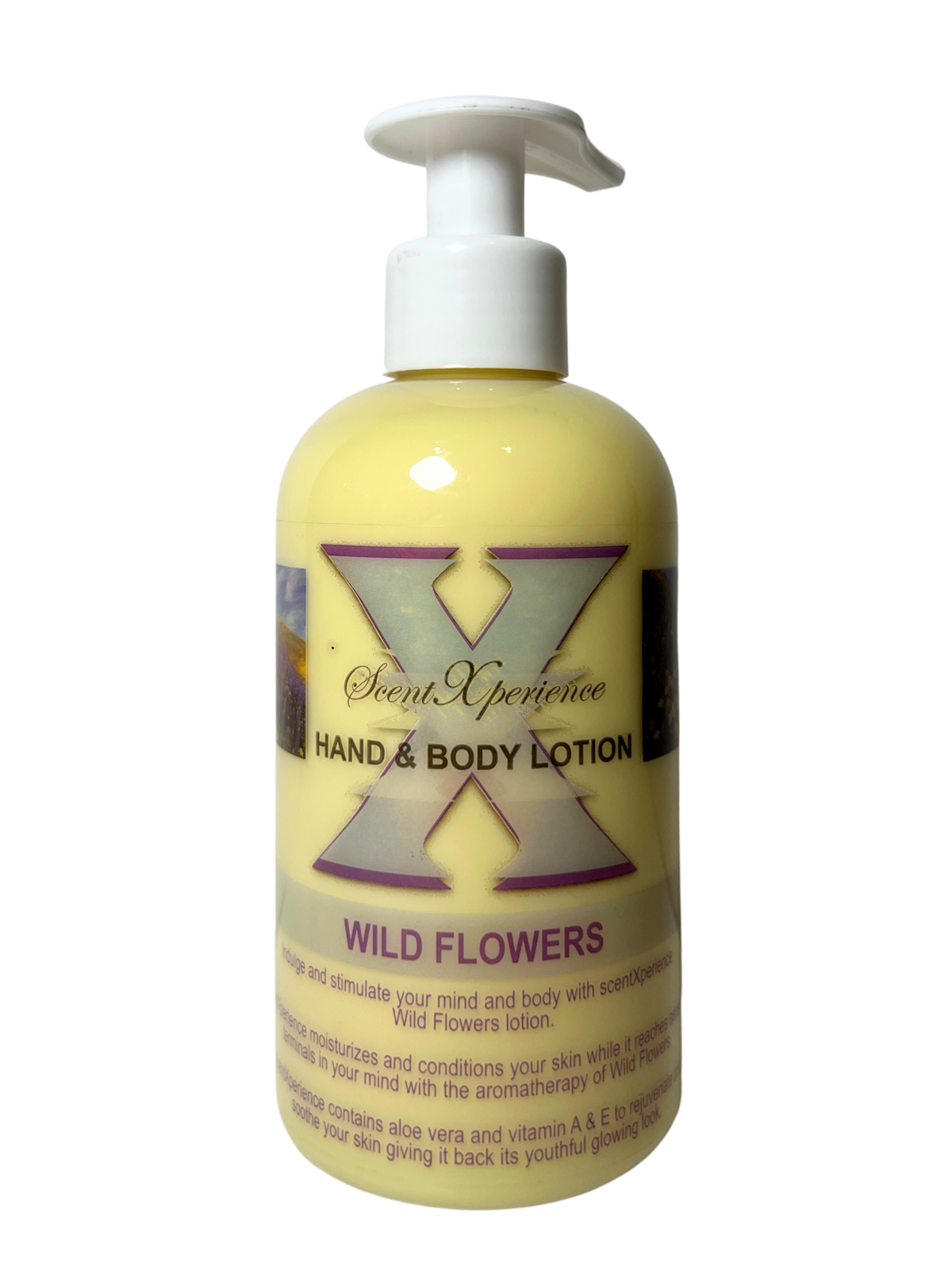 SCENT XPERIENCE Hands & Body Lotion 8oz - Wild Flowers