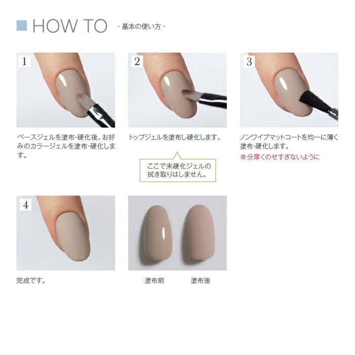 PREGEL Non Wipe Matte Coat 12g