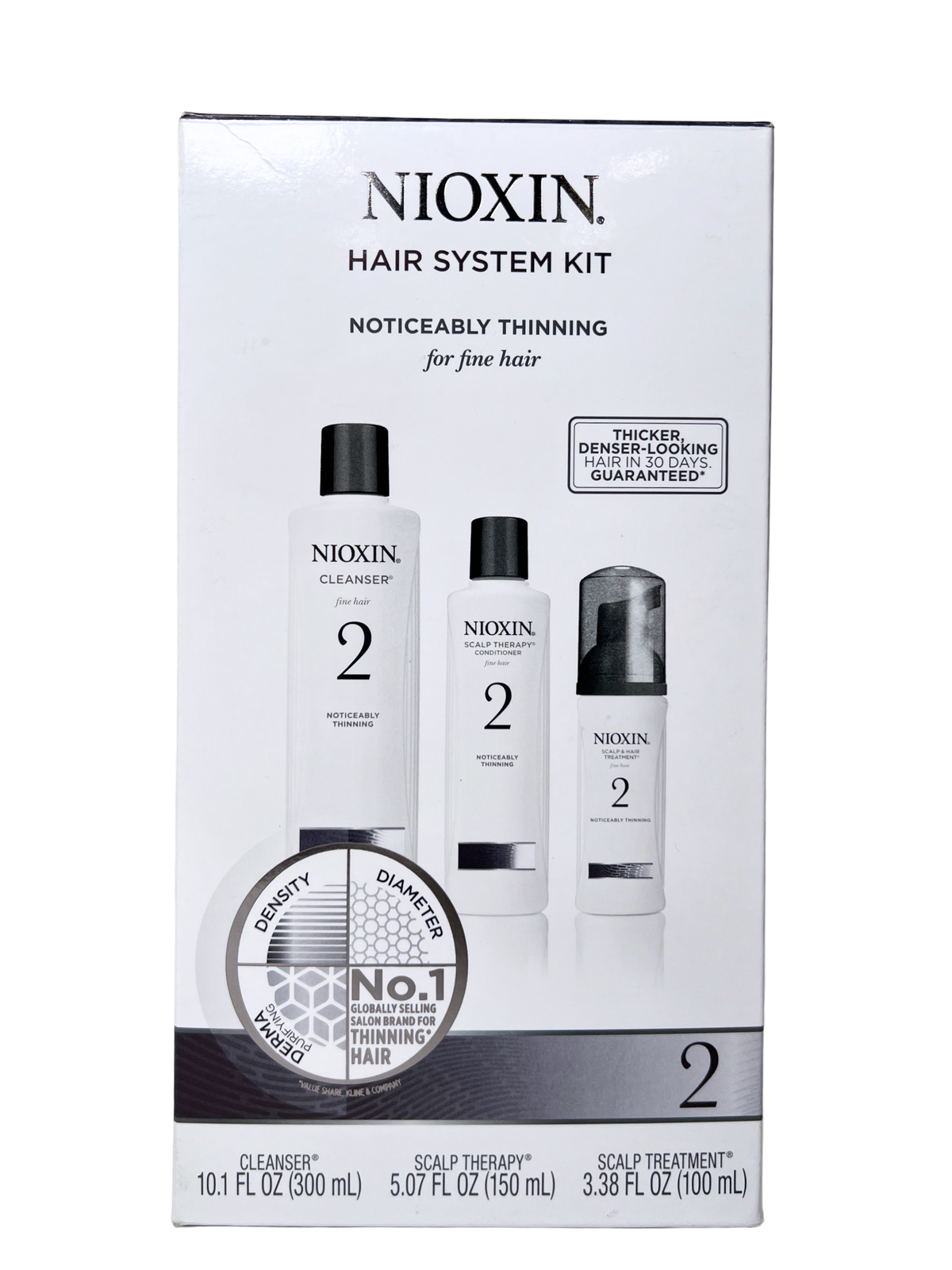 NIOXIN Hair System Kit #2 - Noticeably Thinning for Fine Hair