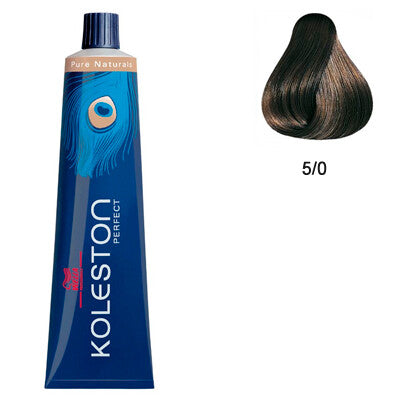 WELLA Koleston Perfect Permanent Creme Hair Color - 5/0 (Light Brown/Natural)