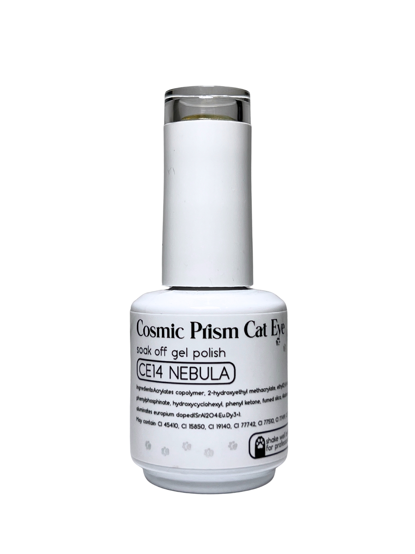 SOFIGLAZE Gel Color 0.5oz Cosmic Prism Cat Eye - CE14 Nebula