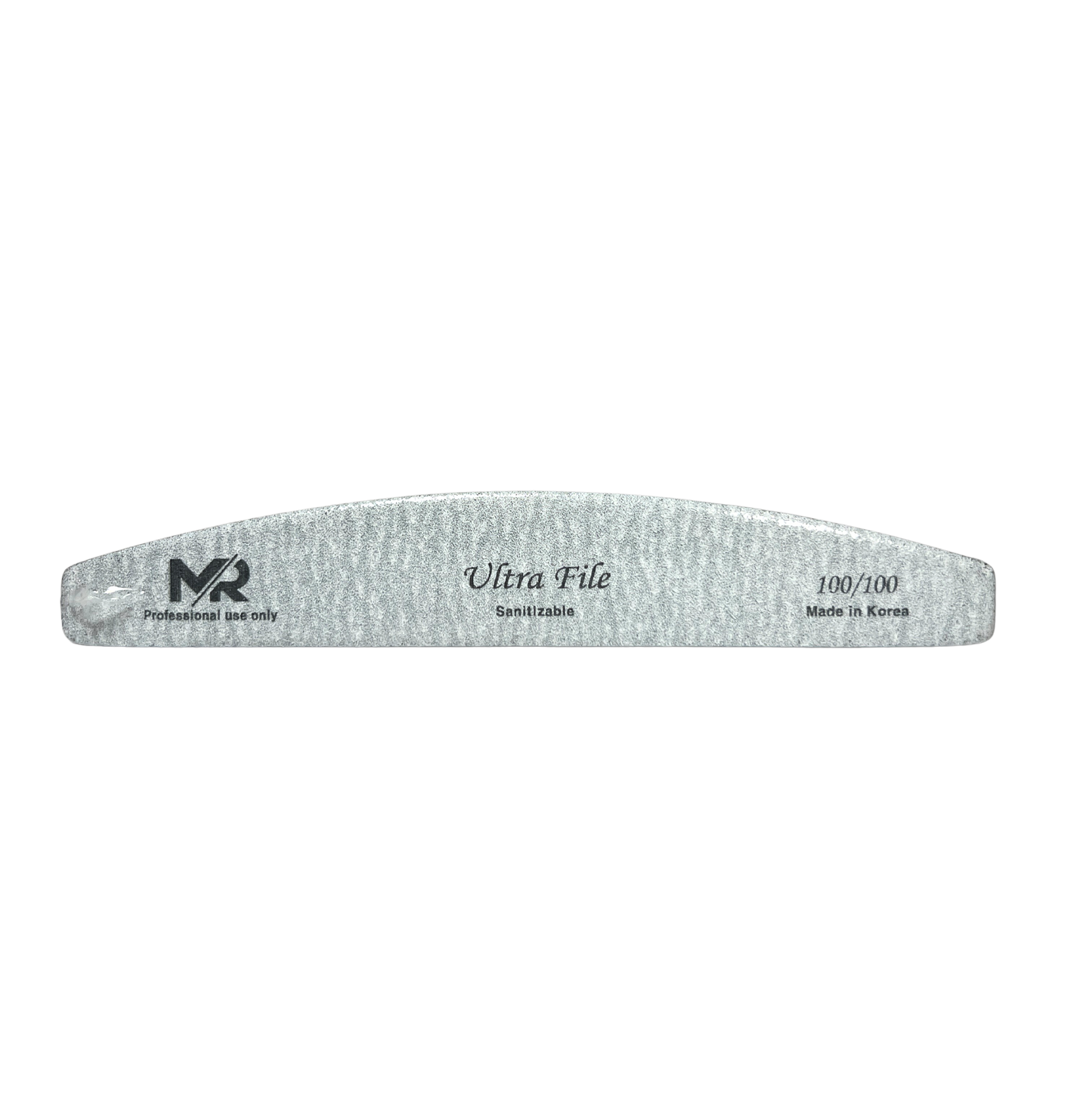 MR Ultra Half Moon Nail Files 7" - ZEBRA