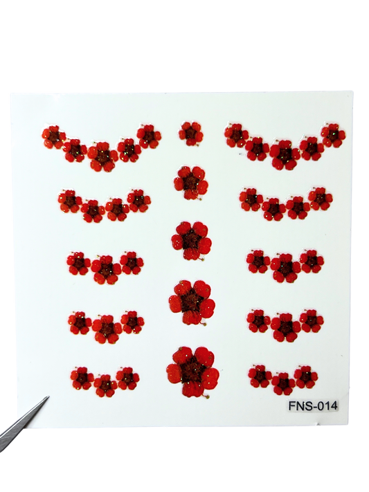 LECECIA Flower Nail Stickers - FNS-014