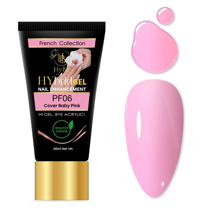 HYBA BEAUTY HyGel Perfect French Collection #1 60ml - Cover Baby Pink #PF06
