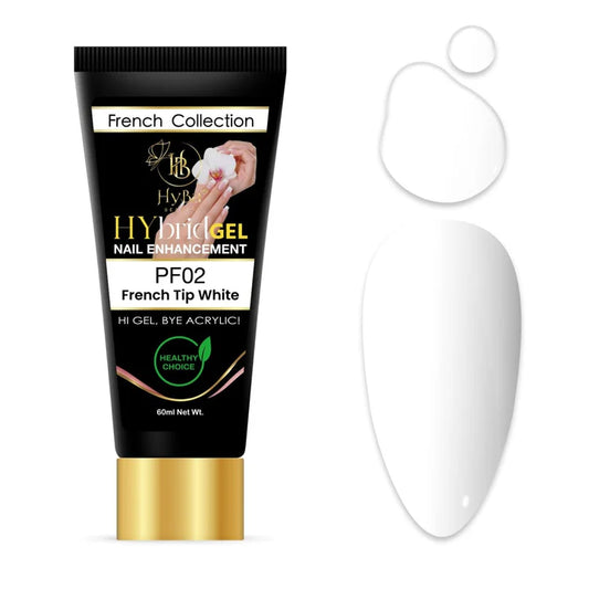 HYBA BEAUTY HyGel Perfect French Collection #1 60ml - French Tip White #PF02