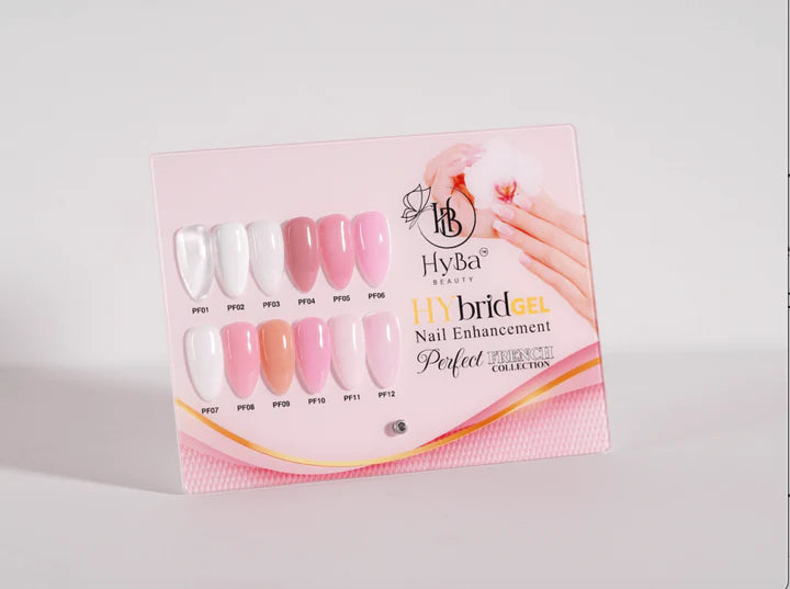 HYBA BEAUTY HyGel Perfect French Collection #1 60ml - French Tip White #PF02