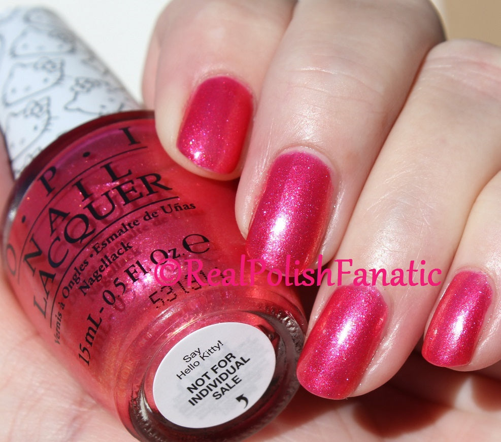 OPI Nail Lacquer 0.5oz -  Say Hello Kitty!