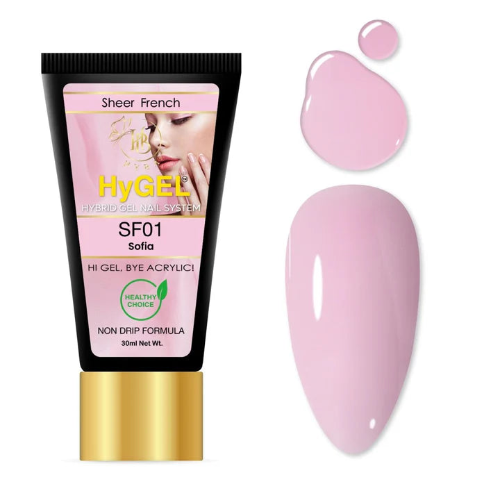 HYBA BEAUTY HyGel Perfect French Collection #1 60ml - Sofia #SF01