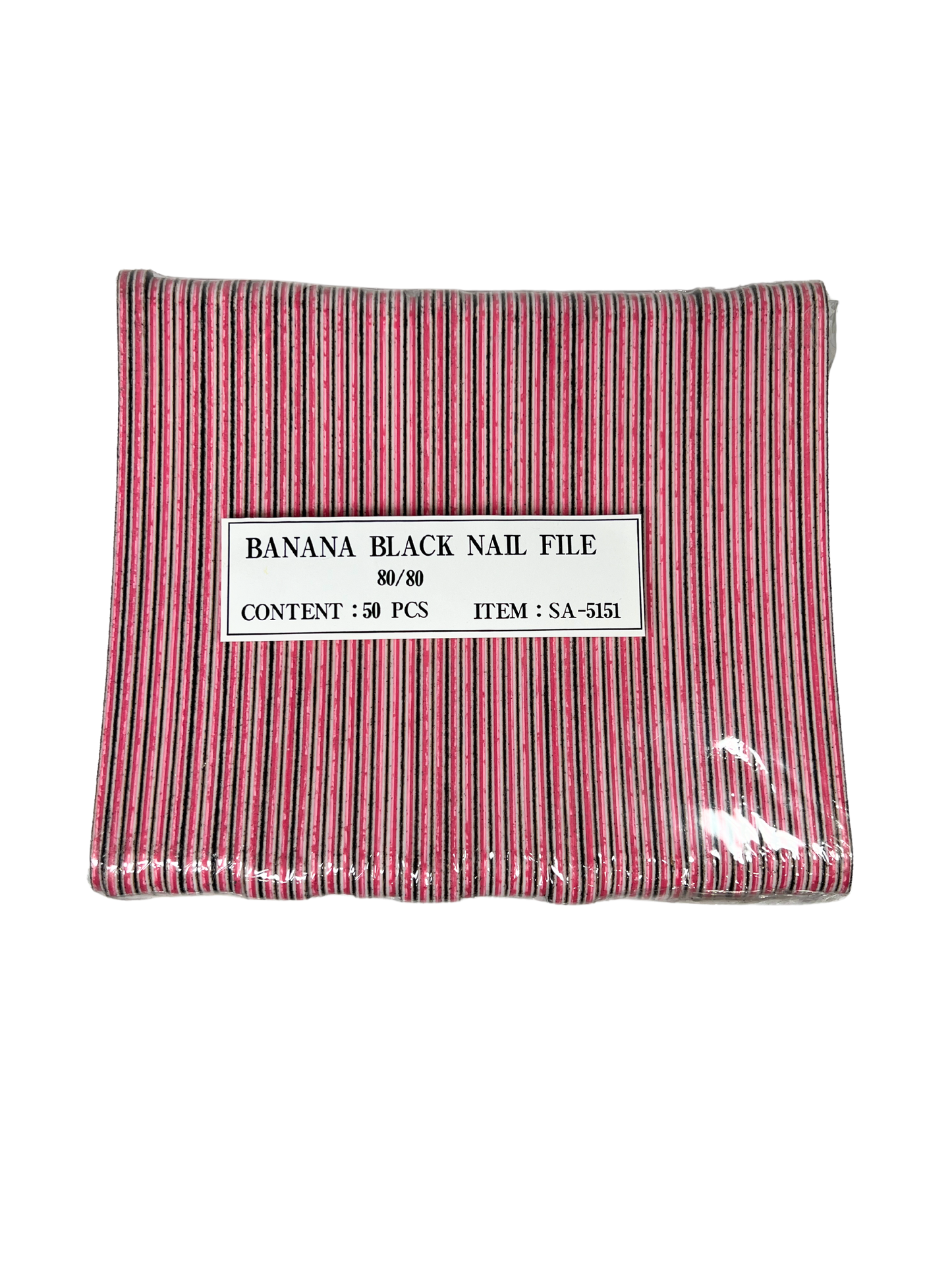 Banana Black Nail Files 7" - 80/80
