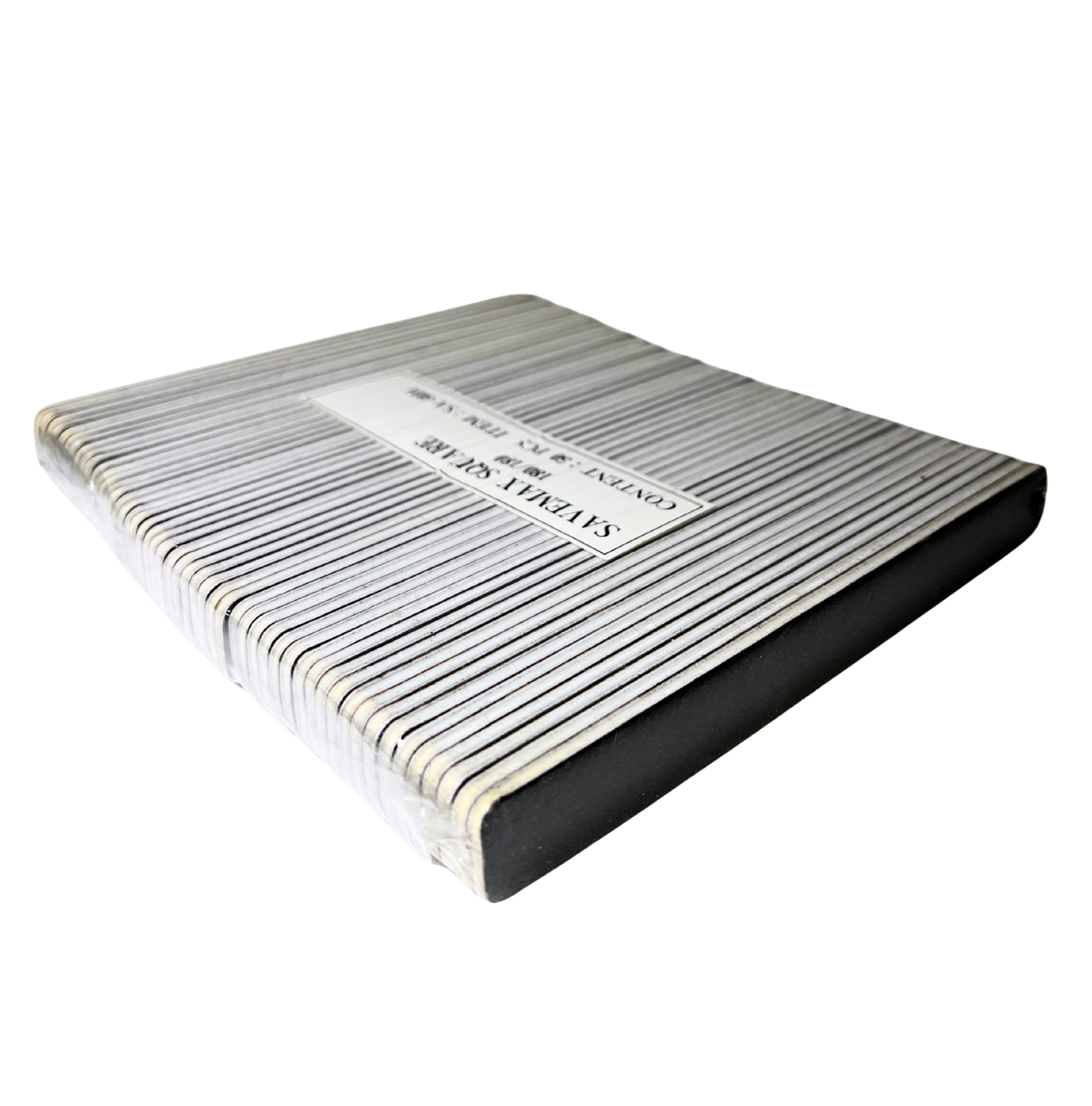 SAVEMAX Square Nail Files 7" - 180/180