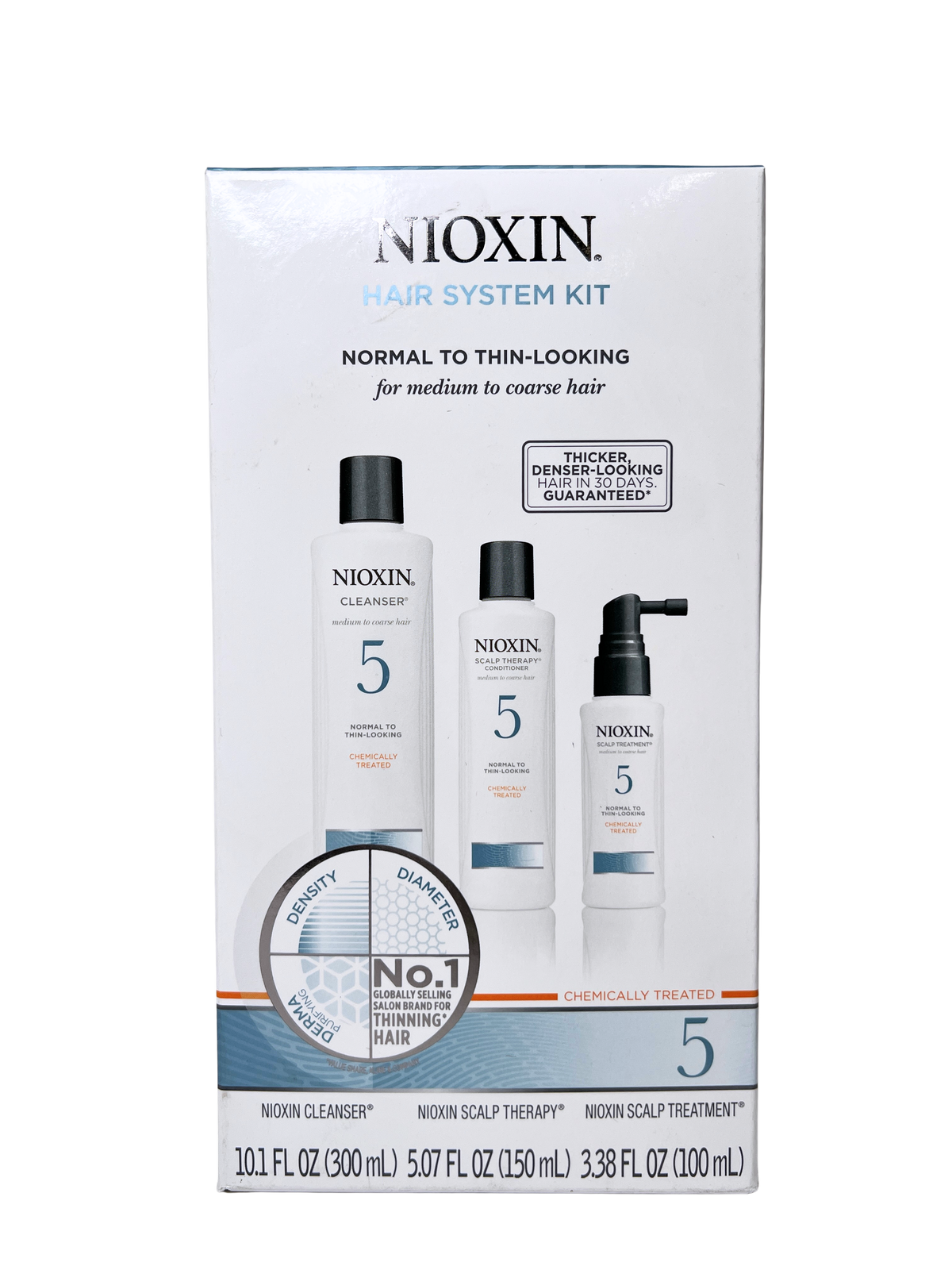 NIOXIN Hair System Kit #5 - Normal to Thin Looking for Medium to Coarse Hair