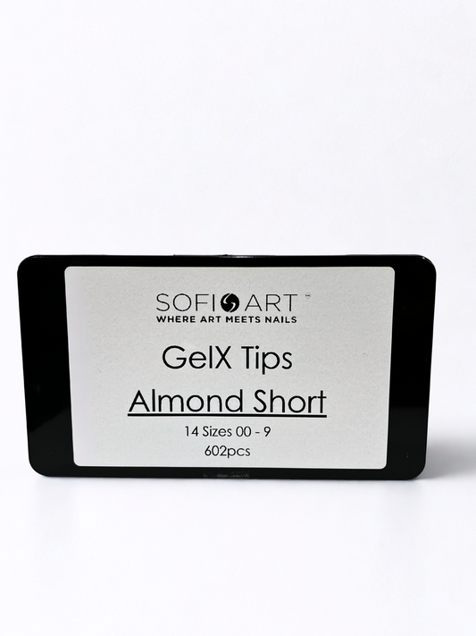 SOFI-ART Gel Tips 602 pcs - Almond Short
