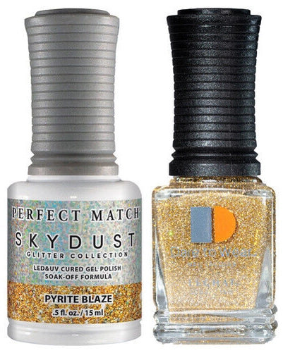 LECHAT Perfect Match SkyDust Gel Duo - Pyrite Blaze #SDMS19
