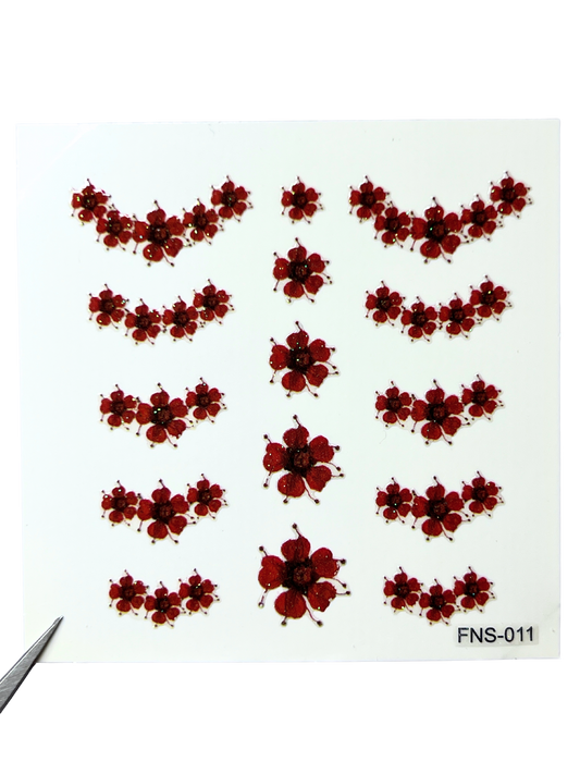 LECECIA Flower Nail Stickers - FNS-011