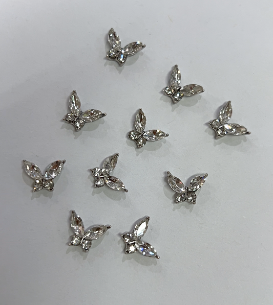 Butterfly Crystal Charms