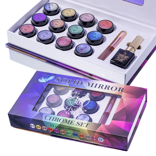 HYBA BEAUTY Solid Mirror Chrome Pigment Collection 1