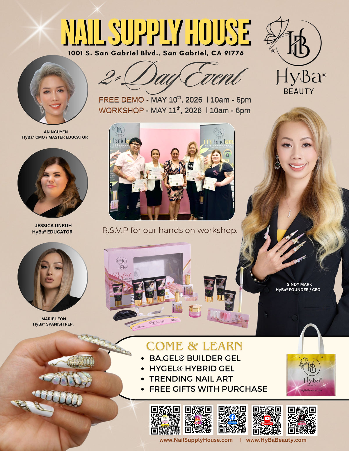 (completed) May 10+11+12, 2026 / HYBA BEAUTY HyGEL + BA.Gel 3 DAY EVENT