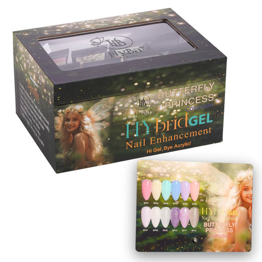 HYBA BEAUTY HyGEL™ Hybrid Gel Nail System - Butterfly Princess Collection