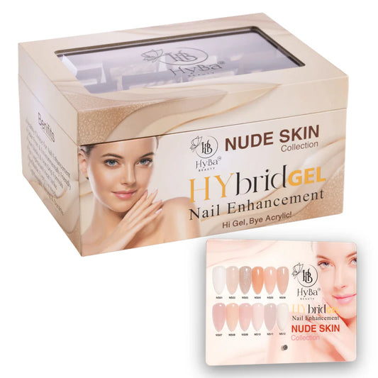 HYBA BEAUTY HyGEL™ Hybrid Gel Nail System - Nude Skin Collection