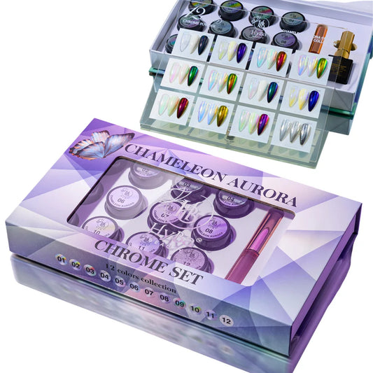 HYBA BEAUTY Chameleon Aurora Chrome Collection 2