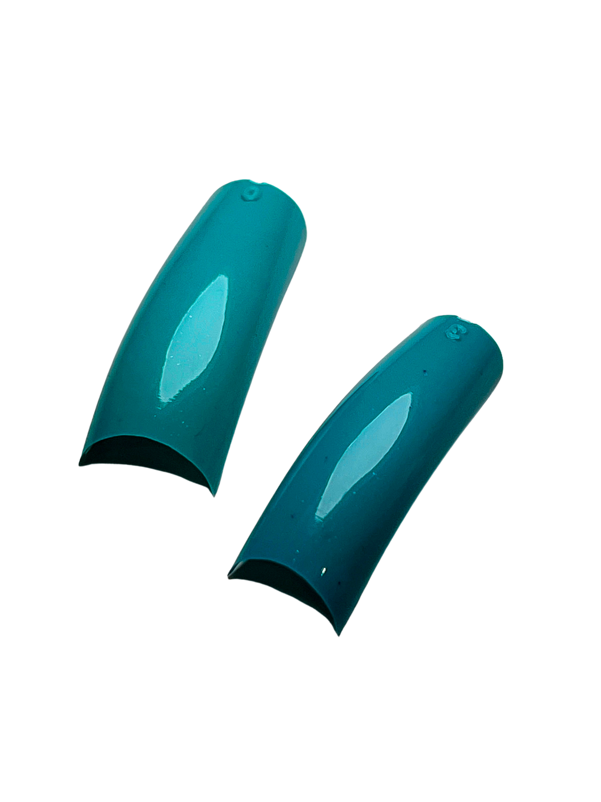 Color Nail Tips 550pc - Teal
