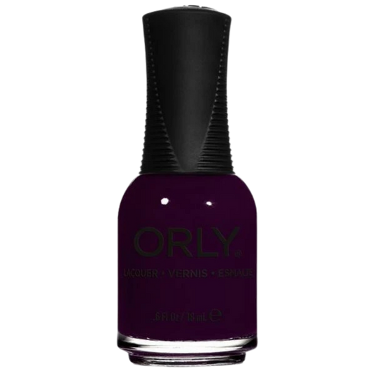 Orly nail polish bottle with a black cap on a white background
