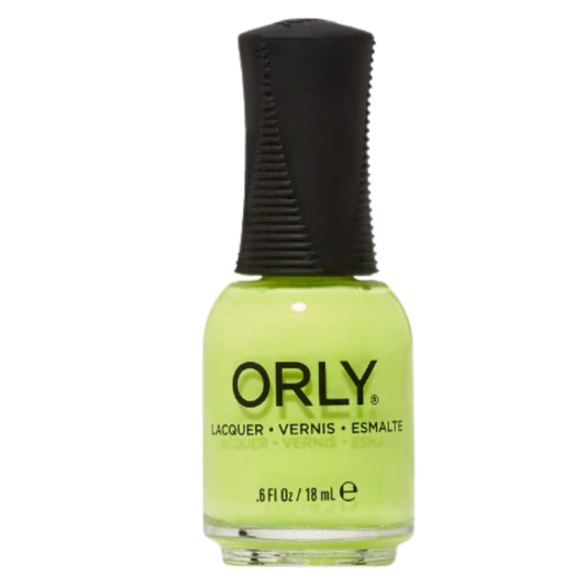 Orly nail polish bottle with a black cap on a white background