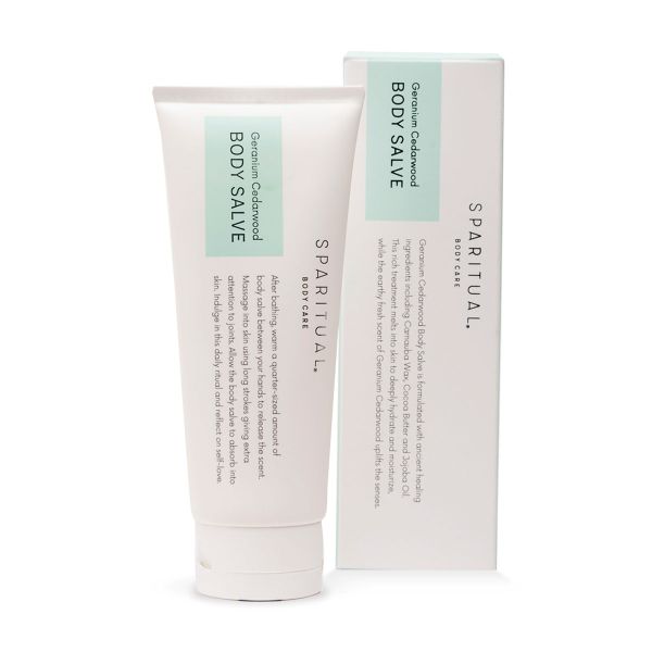 SPARITUAL Slow Beauty® Geranium Cedarwood Body Salve 3.4oz