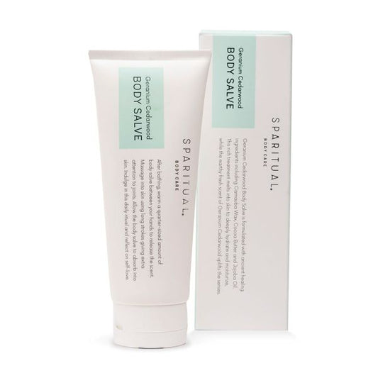 SPARITUAL Slow Beauty® Geranium Cedarwood Body Salve 3.4oz