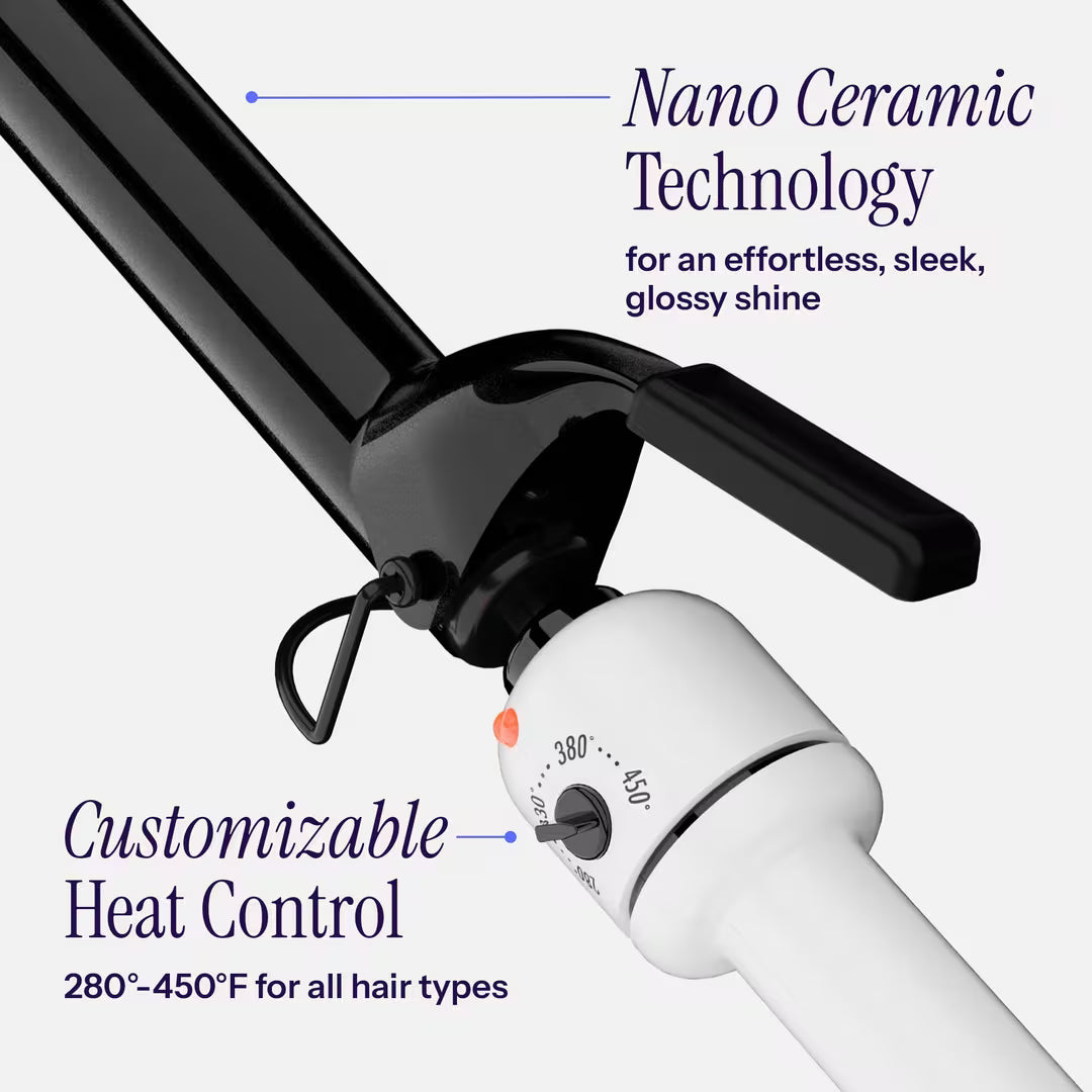 HOT TOOLS Professional Nano Ceramic 1" Salon Curling Iron/Wand