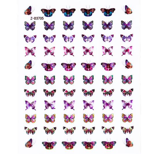 Butterfly Nail Stickers - No.5
