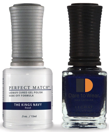 LECHAT Perfect Match Gel Duo - The King's Navy #PMS074