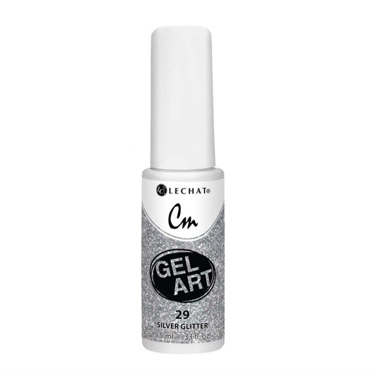 LECHAT CM Gel Art Liner 0.33oz - #CMG29 Silver Glitter