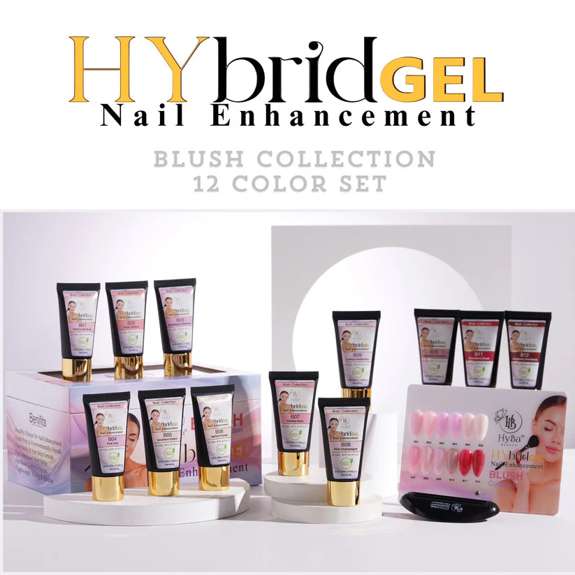 HYBA BEAUTY HyGEL™ Hybrid Gel Nail System - Blush Collection