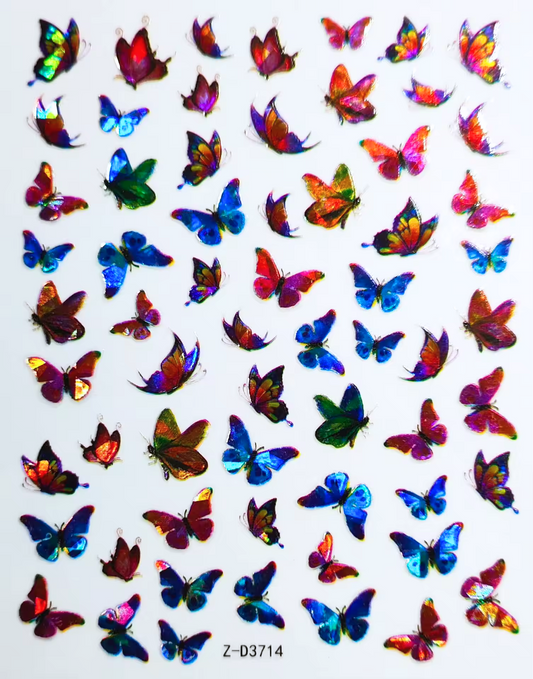 Butterfly Nail Stickers - No.14