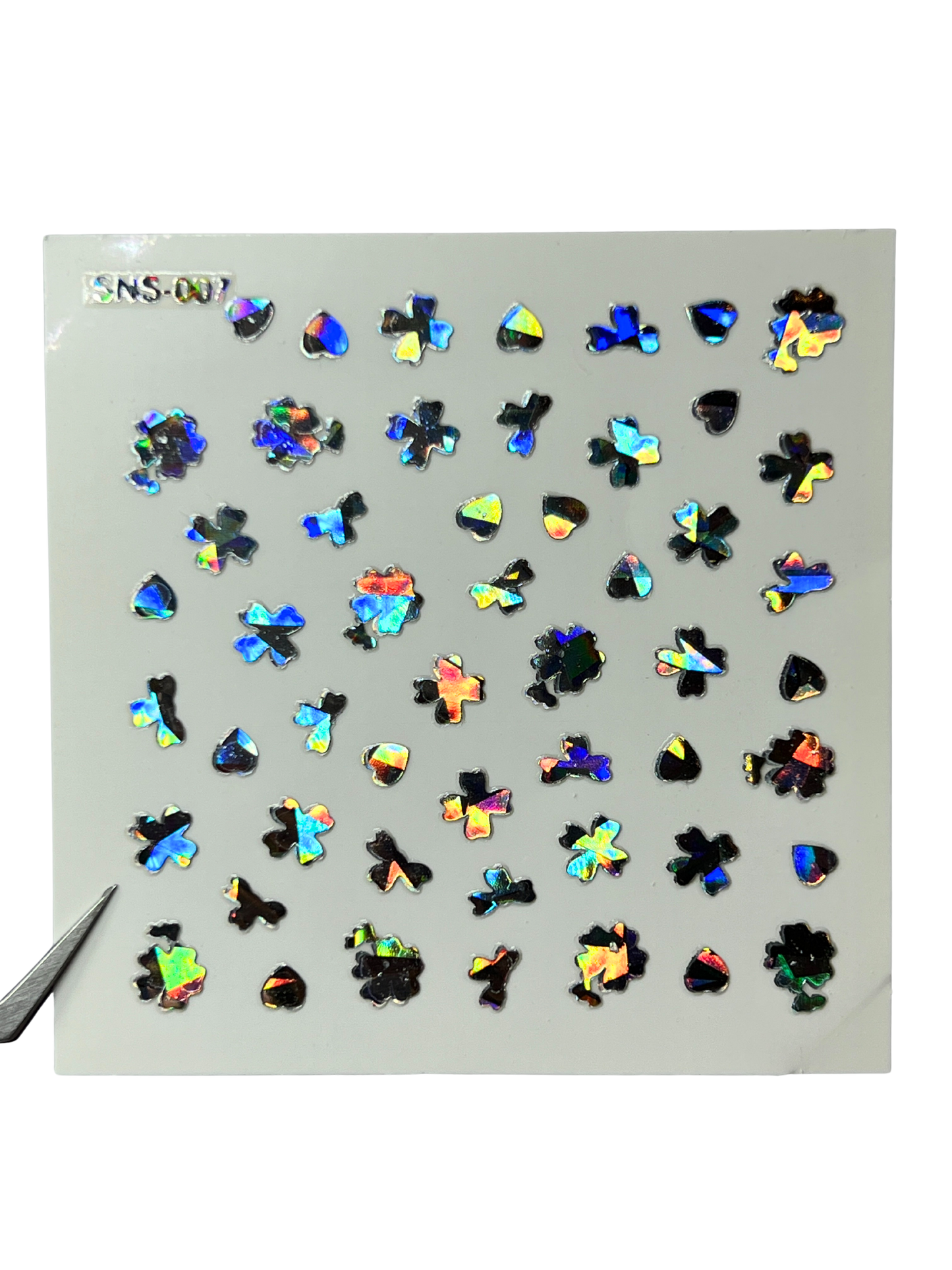 LECECIA Seashell Holographic Nail Stickers - SNS-007