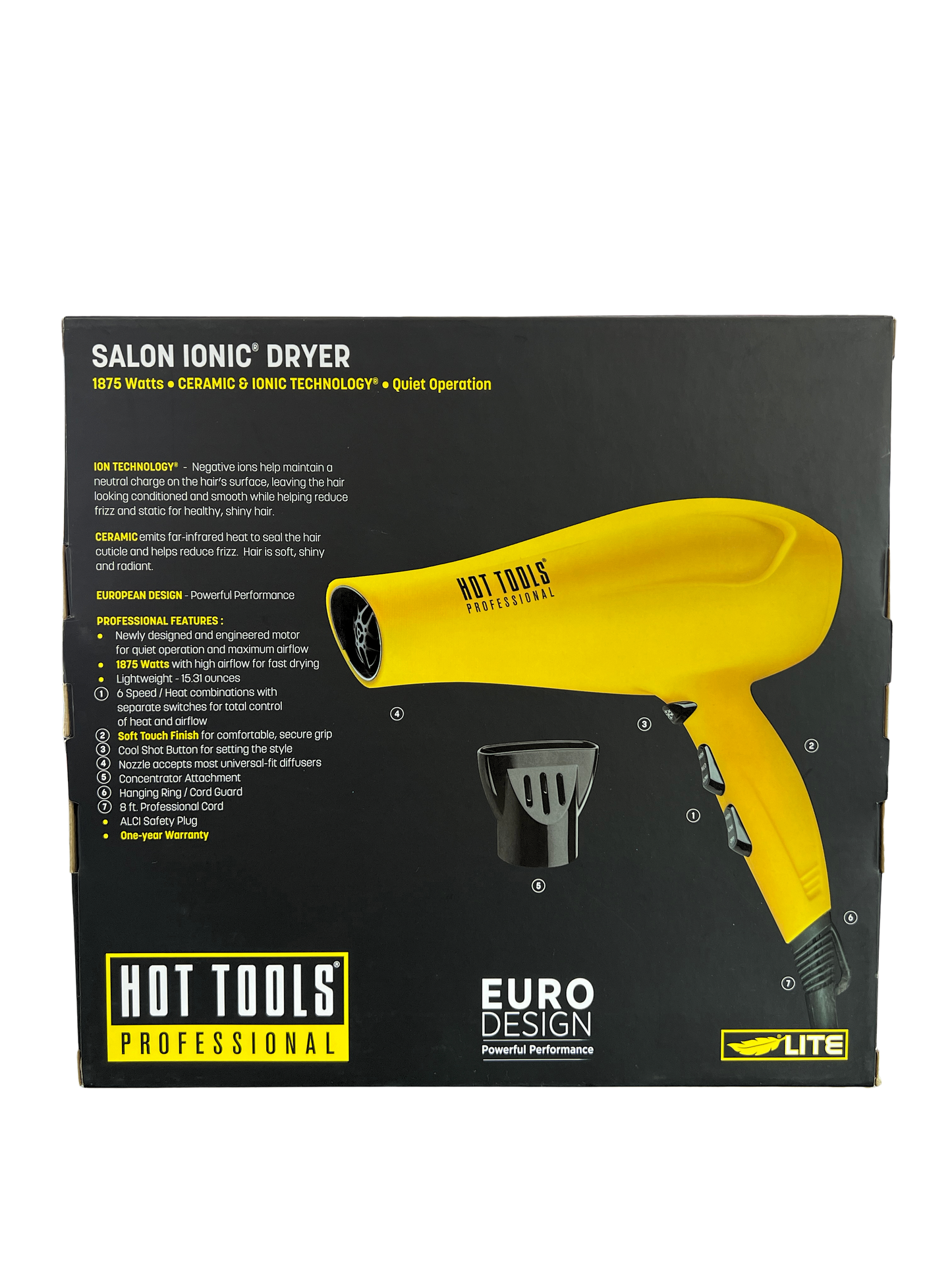 HOT TOOLS Professional Bee Blown Away Salon Ionic Dryer