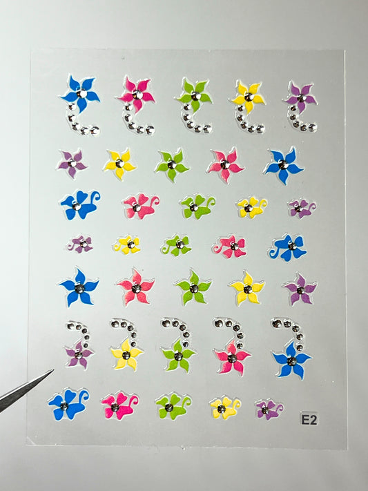 BEAUTY20 Point Nail Stickers - E02